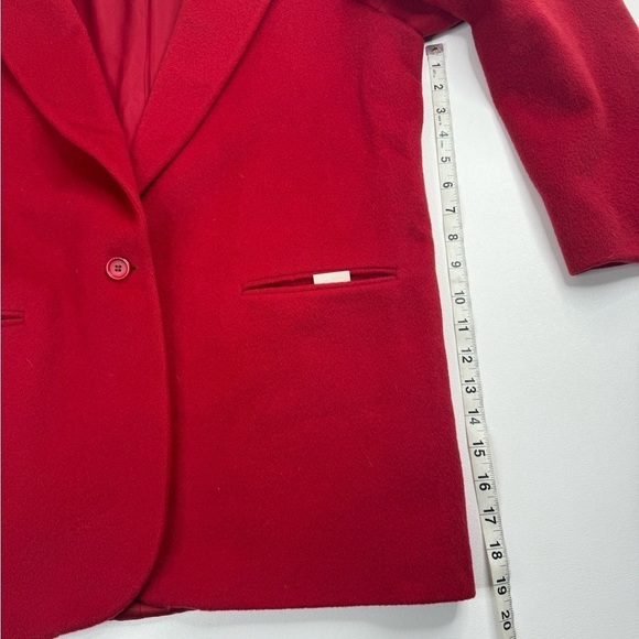 VTG L.L Bean Wool/Cashmere Made in USA Blazer Womens Size 12 - Picture 5 of 11
